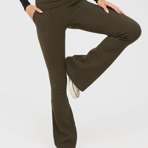 BLUE Aerie Flare Leg Pants